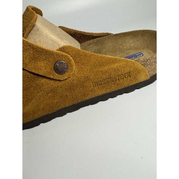 Birkenstock New Boston Mink Suede Leather Soft Footbed Narrow Select W-11 M-9 - Picture 9 of 16